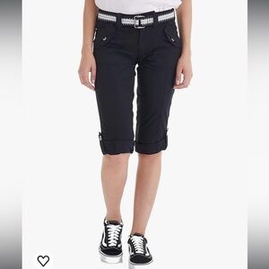 Suko cargo crop pants navy size 4.